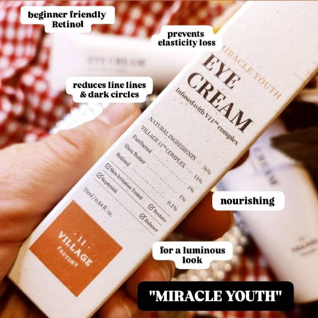 Miracle Youth Eye Cream product review