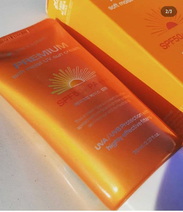 3wClinic Premium Soft Moist UV Sun Cream SPF 50+ PA+++ review photo by serene1126