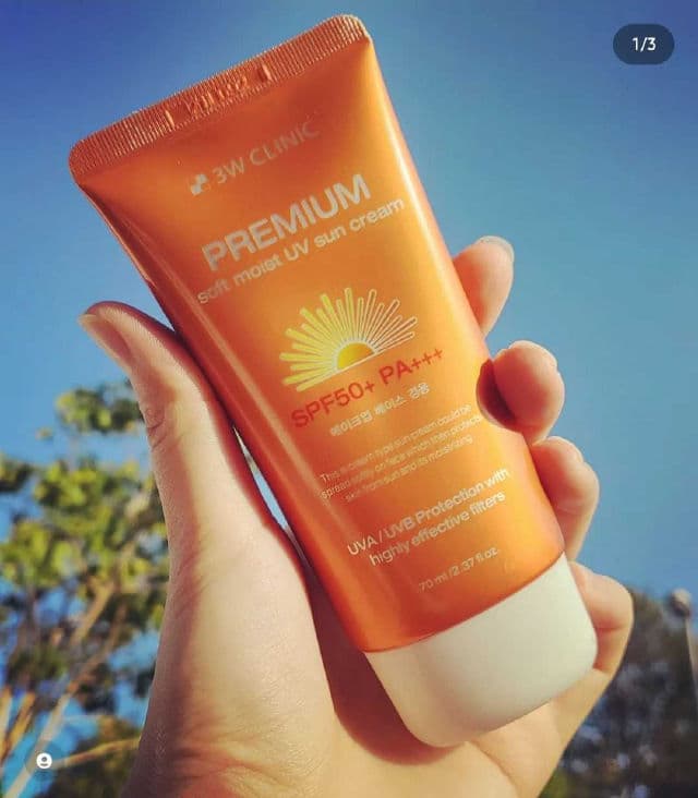 3wClinic Premium Soft Moist UV Sun Cream SPF 50+ PA+++ review photo by serene1126