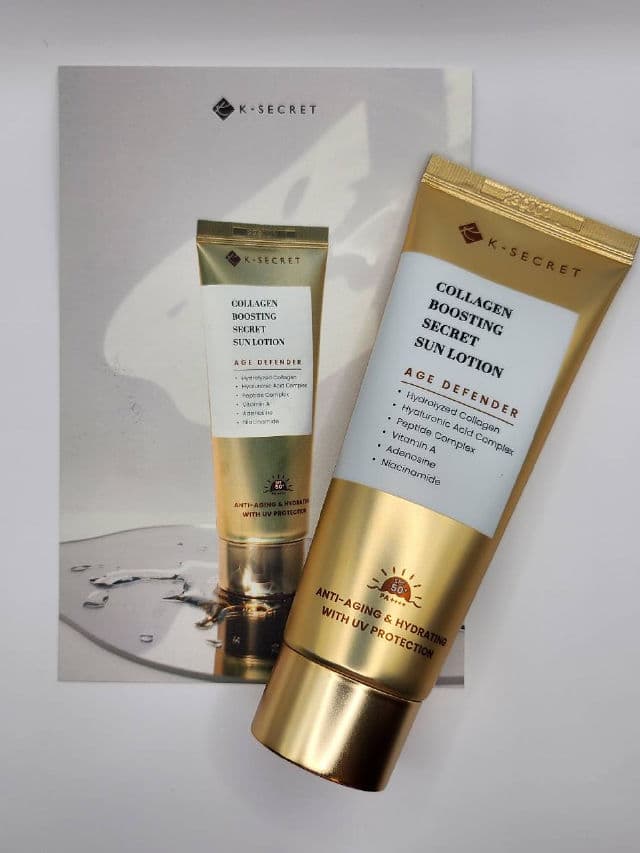 K-Secret Collagen Boosting Secret Sun Lotion SPF 50+ PA++++ review photo by serene1126
