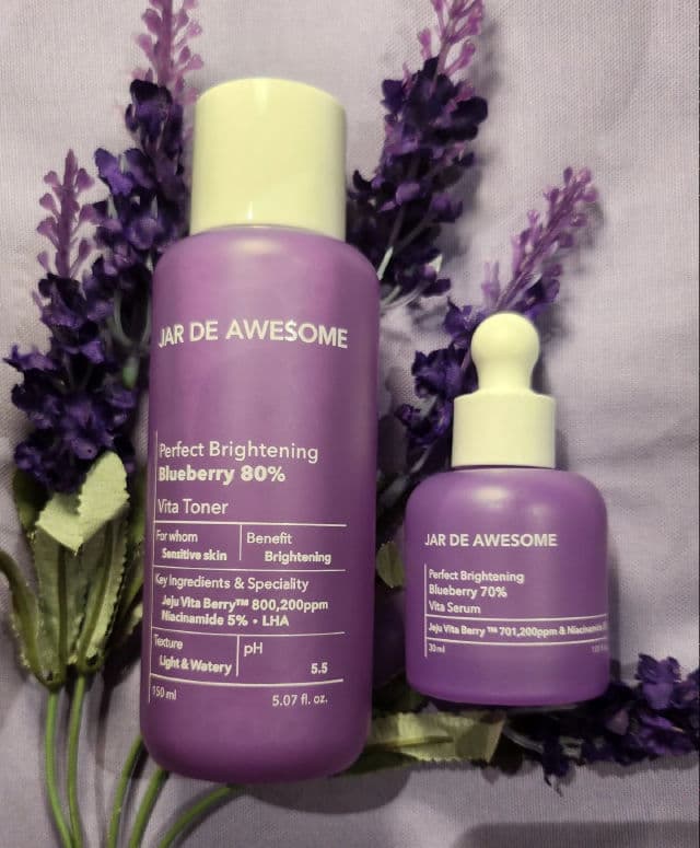 JAR DE AWESOME Perfect Brightening Blueberry 70% Vita Serum review photo by serene1126
