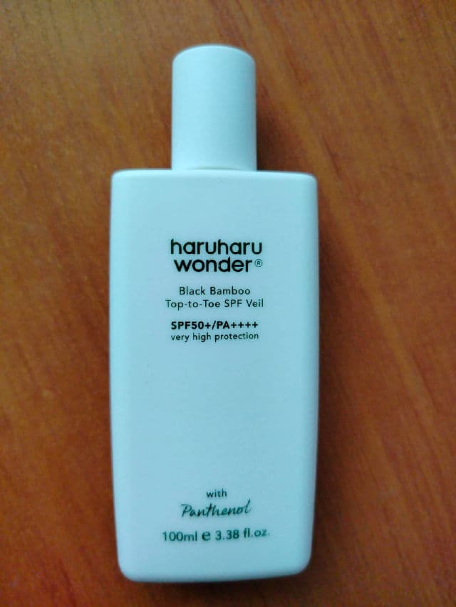 HaruHaru WONDER Black Bamboo Top-to-Toe SPF Veil SPF50+ PA++++ review photo by carolcia611