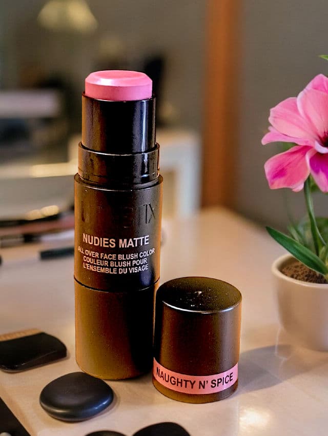 Nudestix Nudies Matte Lux All-Over Blur Blush Natural Color - Dolce Darlin' review photo by Hollys142