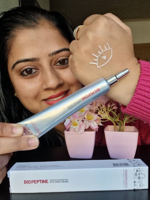 Swanicoco Bio Peptine Fermentation Peptine Eye Care Cream review photo by Prabh