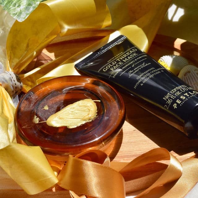 Pestlo Gold Thread Face Mask review photo by TDK