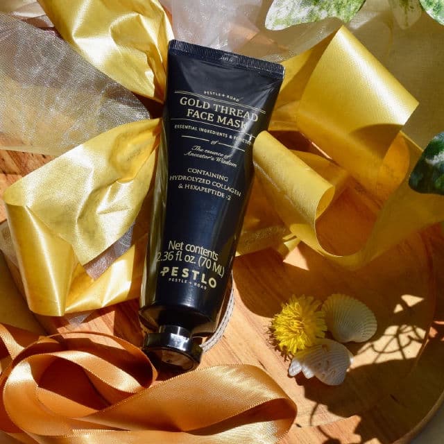 Pestlo Gold Thread Face Mask review photo by TDK