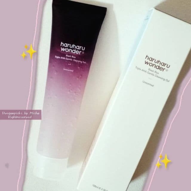 HaruHaru WONDER Black Rice Triple AHA Gentle Cleansing Gel review photo by Daveganpicksbymisha