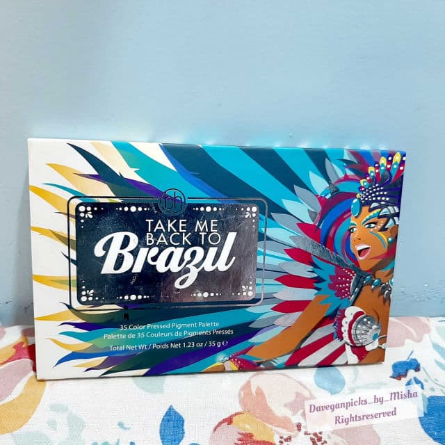 BH Cosmetics Take Me Back to Brazil Eyeshadow Pallette review photo by Daveganpicksbymisha