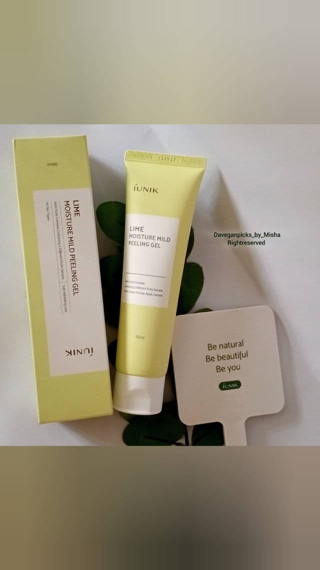Iunik Lime Moisture Mild Peeling Gel review photo by Daveganpicksbymisha