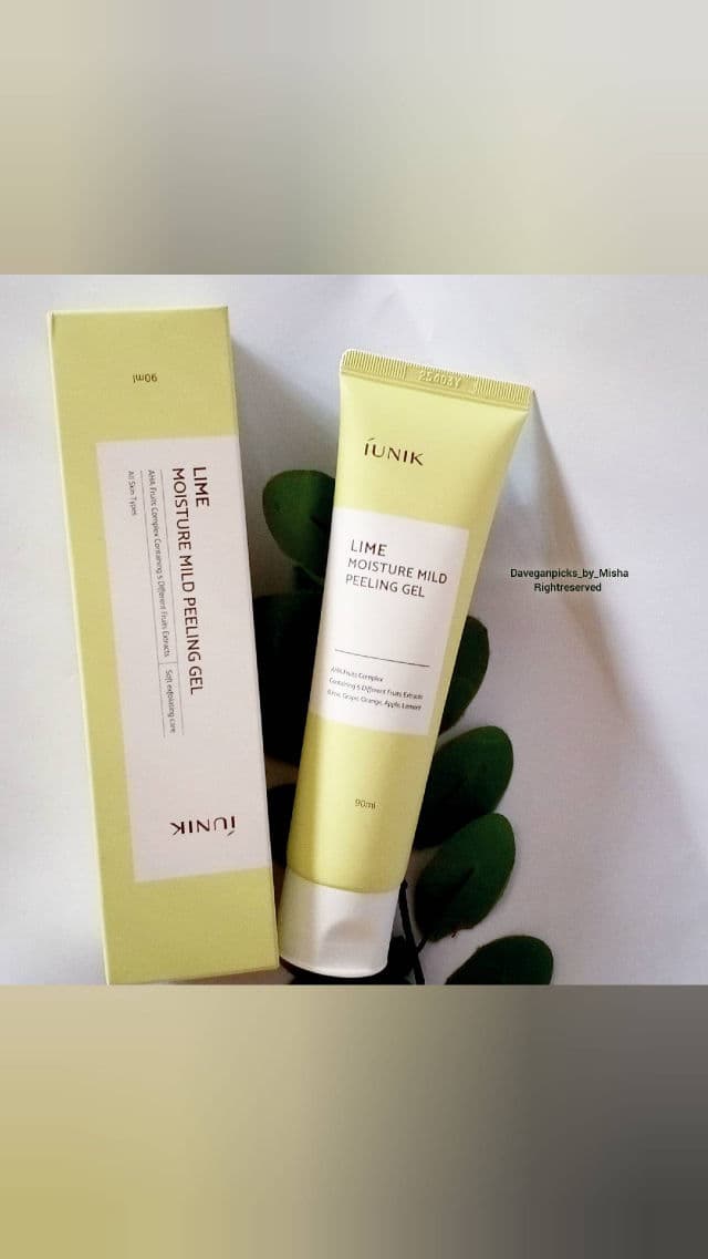 Iunik Lime Moisture Mild Peeling Gel review photo by Daveganpicksbymisha