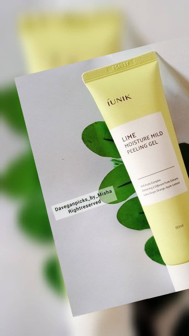 Iunik Lime Moisture Mild Peeling Gel review photo by Daveganpicksbymisha