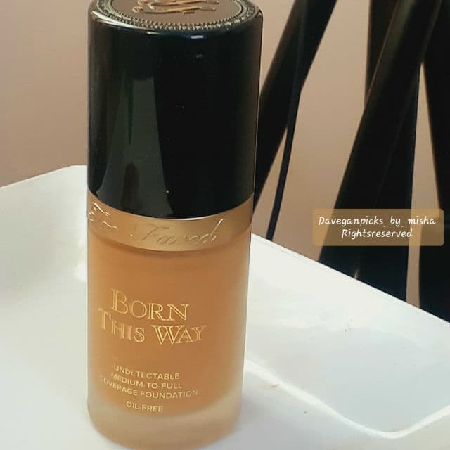 Too Faced Born This Way Foundation review photo by Daveganpicksbymisha
