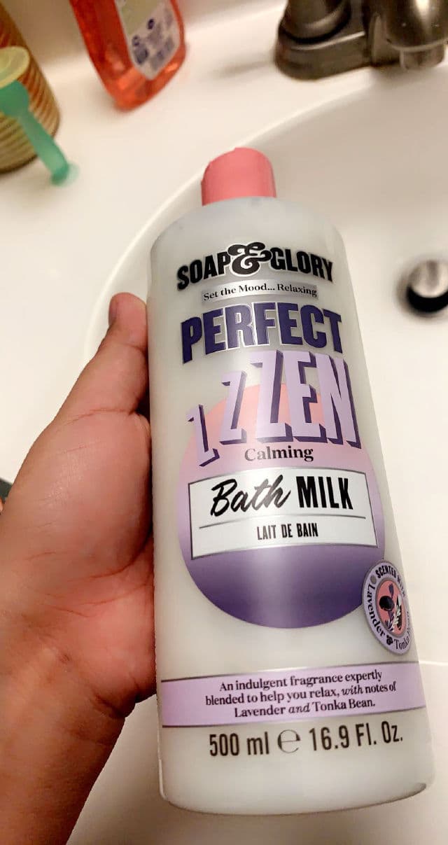 Boots Soap & Glory Peaches & Clean 4-in-1 Wash Off Deep Cleansing Milk Minty Peach review photo by marlla