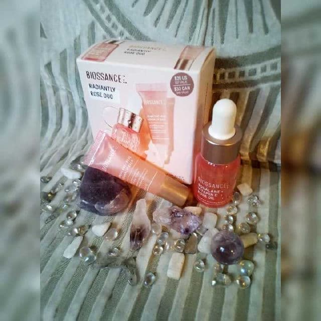Biossance Squalane+ Rose Vegan Lip Balm review photo by staceymeows