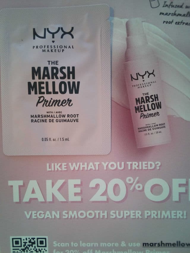 Nyx Cosmetics The Marshmellow Soothing Primer review photo by staceymeows