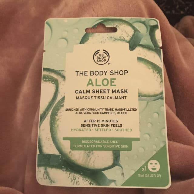 The Body Shop Aloe Calm Hydration Sheet Mask review photo by AshEnds