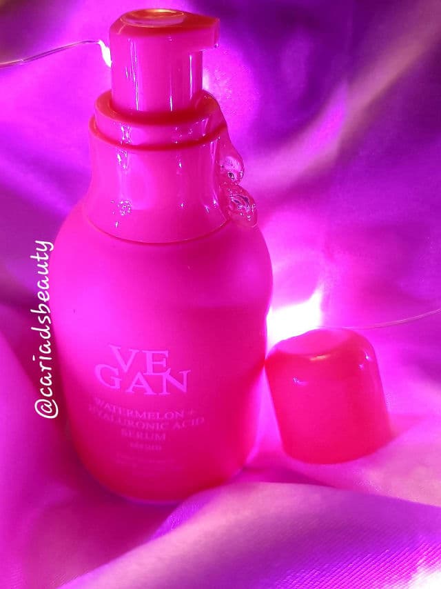 Vegan By Happy Skin Watermelon + Hyaluronic Acid Serum review photo by cariadsbeauty