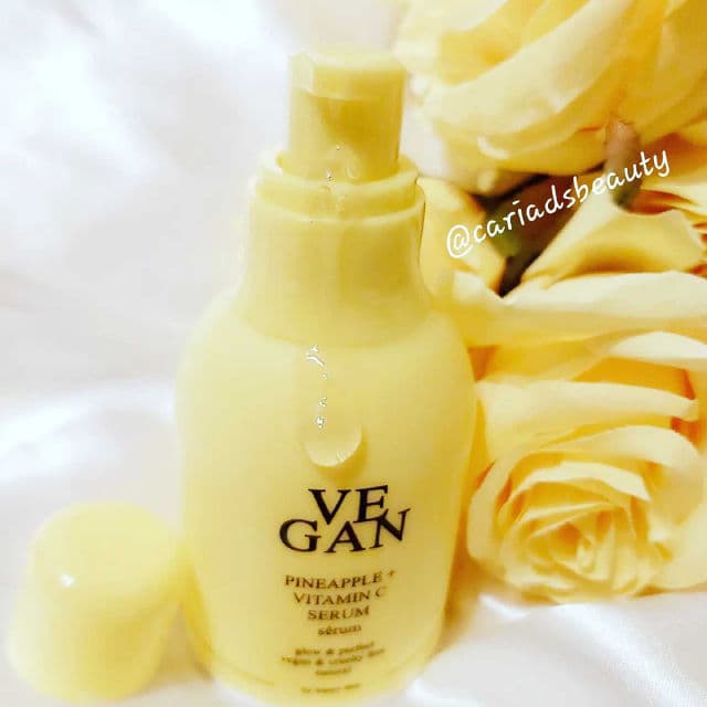 Vegan By Happy Skin Pineapple + Vitamin C Serum review photo by cariadsbeauty