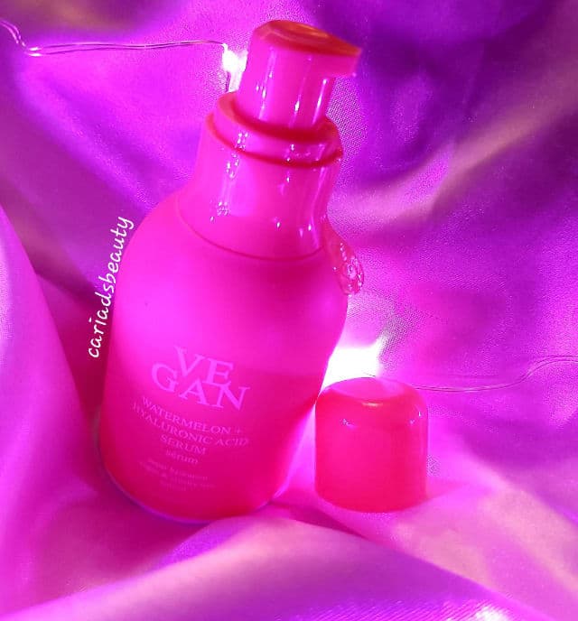 Vegan By Happy Skin Watermelon + Hyaluronic Acid Serum review photo by cariadsbeauty