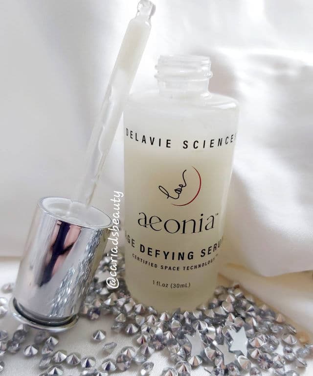 Delavie Sciences Aeonia Age Defying Serum review photo by cariadsbeauty