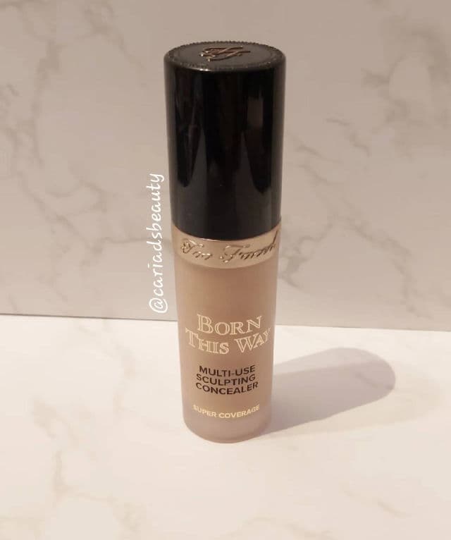 Too Faced Born This Way Super Coverage Multi-Use Concealer review photo by cariadsbeauty