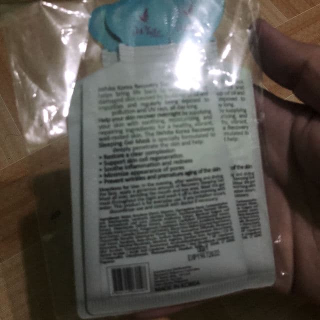 Recovery Sleeping Gel Mask product review