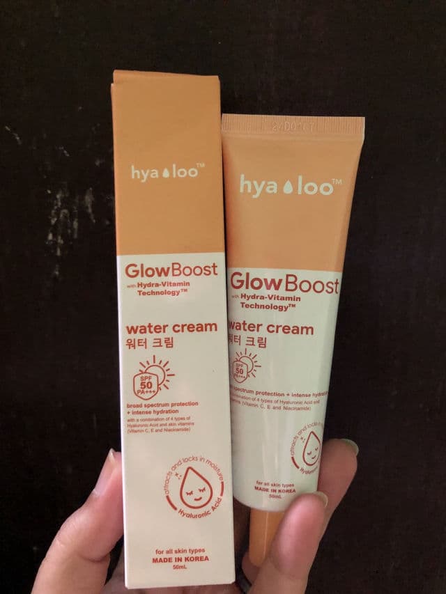 Glow Boost Water Cream SPF 50 PA +++ product review