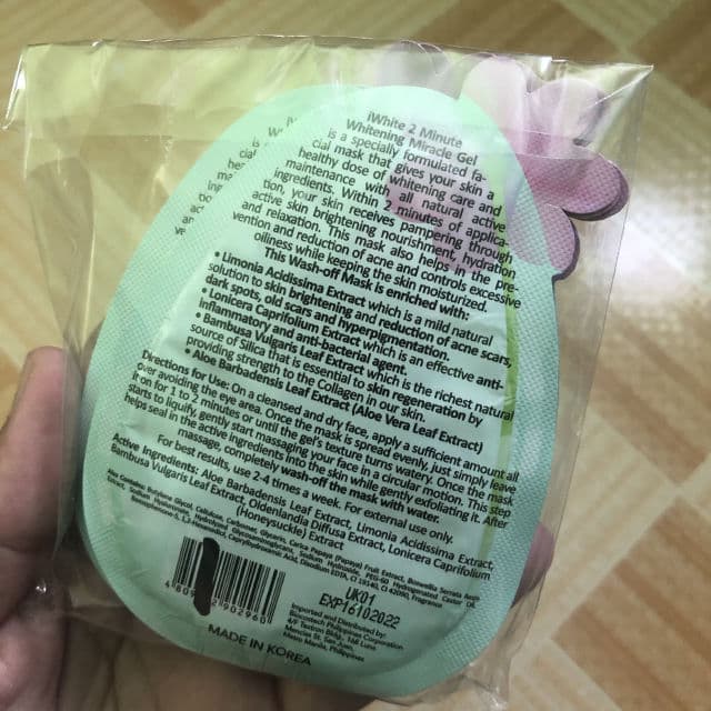 2-Minute Whitening Miracle Gel product review