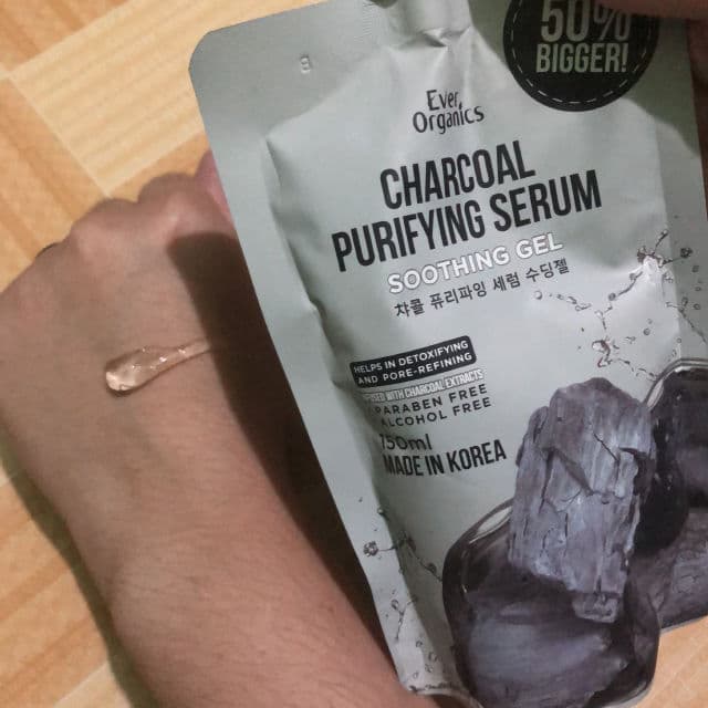 Charcoal Purifying Serum Soothing Gel product review