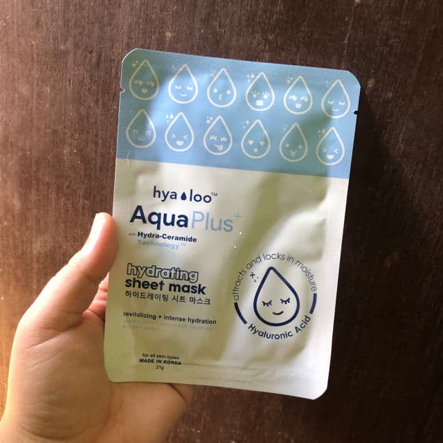 Aqua Plus Hydrating Sheet Mask product review