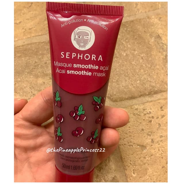 Sephora Collection Instant Masks Acai Smoothie review photo by thePineapplePrincess