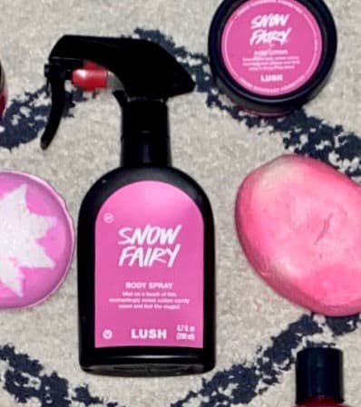 LUSH Snow Fairy Body Spray review photo by luv2much