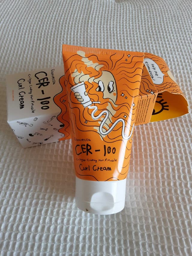 ELIZAVECCA CER-100 Collagen Coating Hair A+ Muscle Curl Cream review photo by PattiL