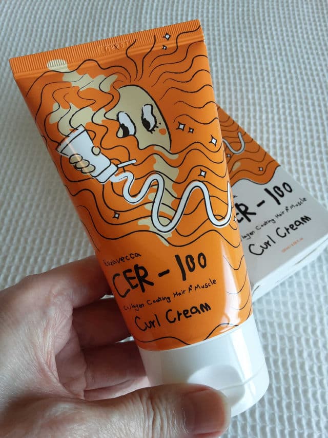 ELIZAVECCA CER-100 Collagen Coating Hair A+ Muscle Curl Cream review photo by PattiL