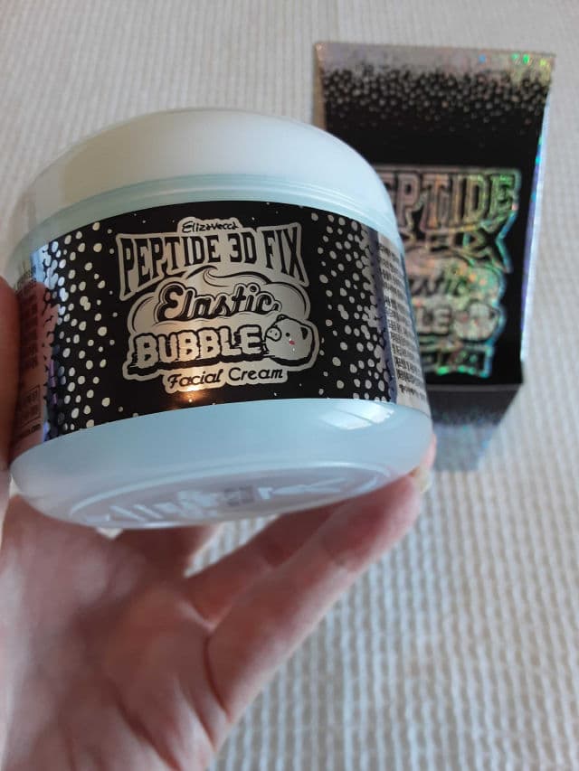 ELIZAVECCA Peptide 3D Fix Elastic Bubble Facial Cream review photo by PattiL