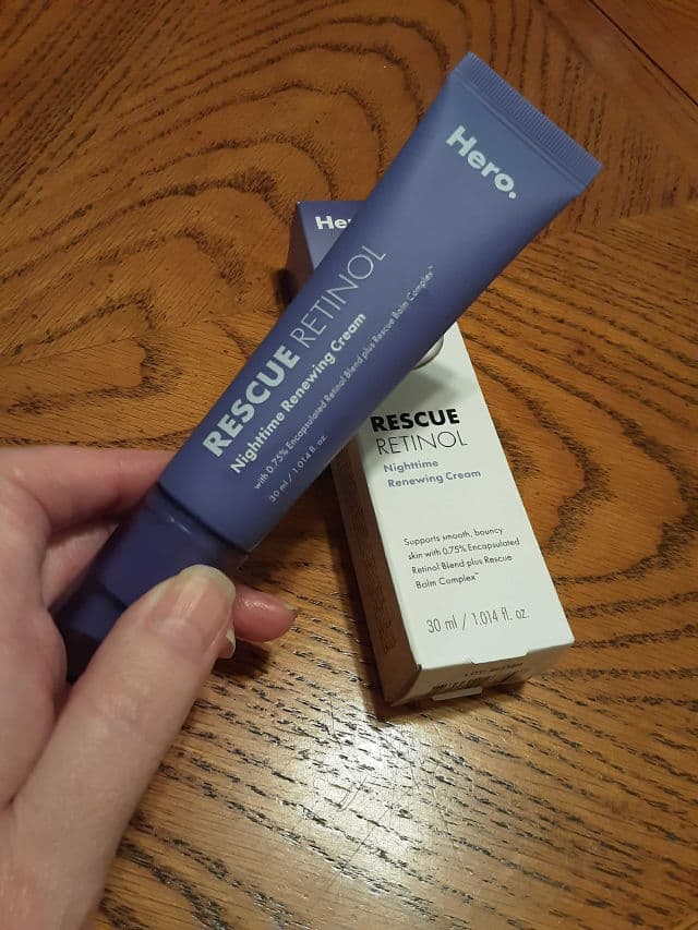 Hero Cosmetics Rescue Retinol review photo by PattiL