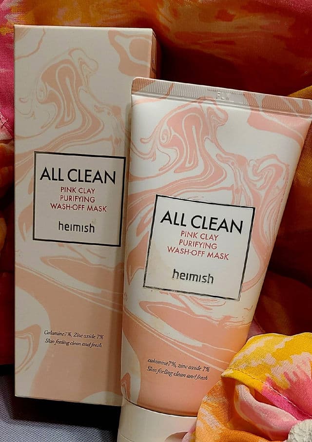 Heimish All Clean Pink Clay Purifying Wash Off Mask review photo by KristyLynn5487