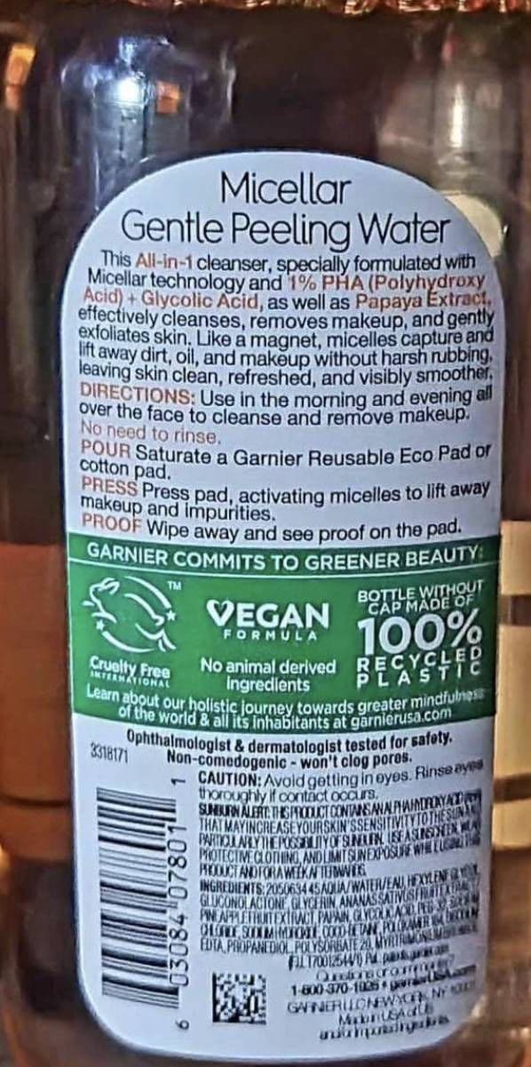 Garnier SkinActive Water Rose Micellar Cleansing Water review photo by KristyLynn5487