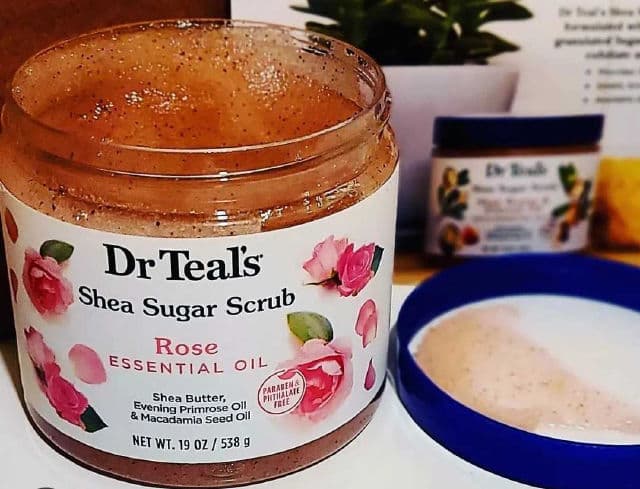 Dr Teal's Shea Sugar Body Scrub with Rose Essential Oil  review photo by KristyLynn5487