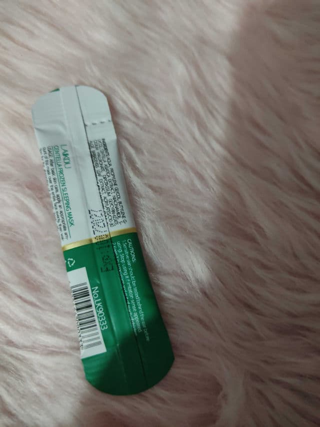 Laikou Centella Frozen Sleeping Mask review photo by mamalisa