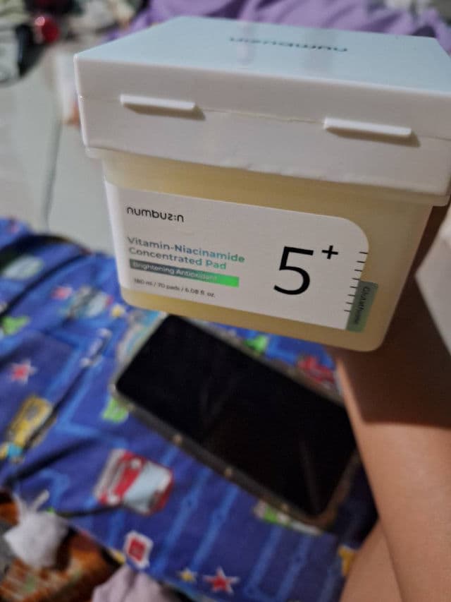numbuzin No.5 Niacinamide Concentrated Toner Pad review photo by lalaaaavi