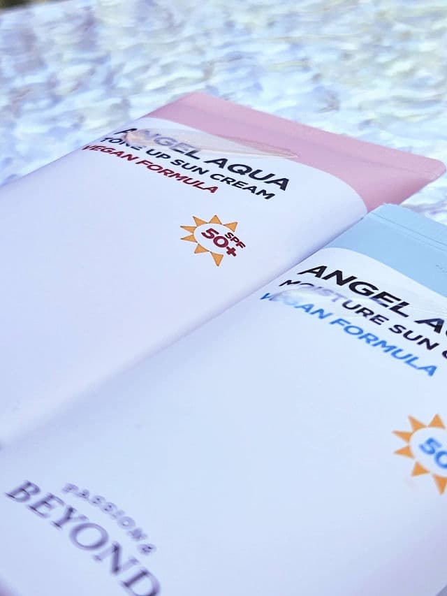 Beyond Angel Aqua Tone Up Sun Cream SPF50+ PA++++ review photo by nessietu