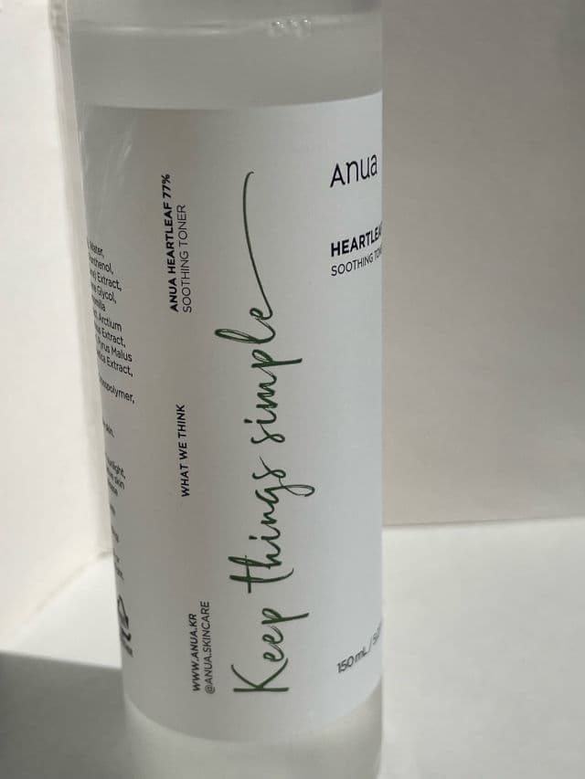Heartleaf 77% Soothing Toner product review