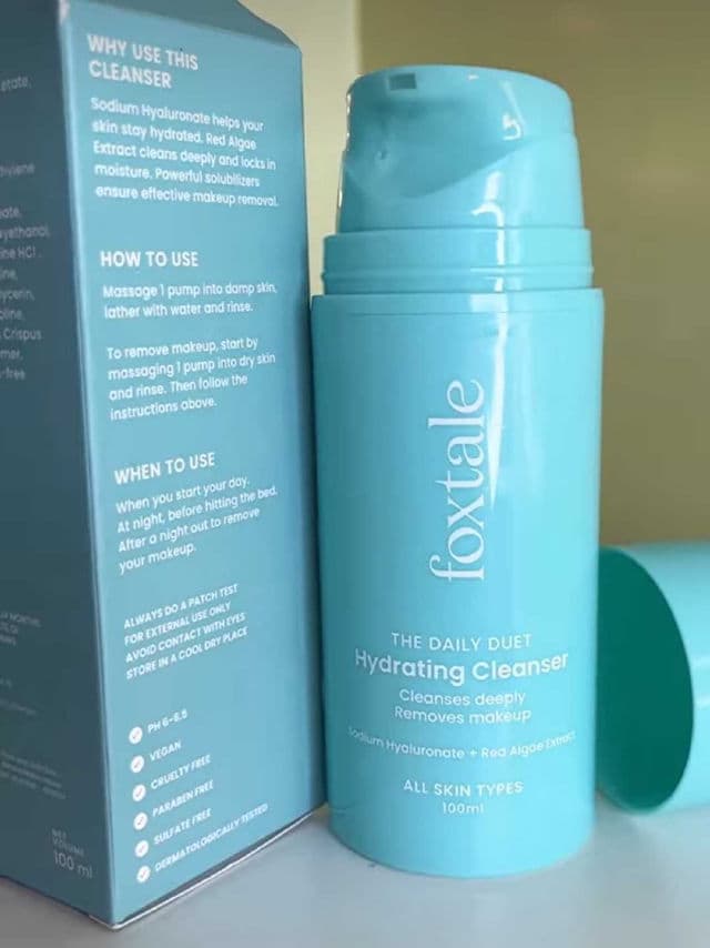 Foxtale The Daily Duet Hydrating Cleanser review photo by vyshu