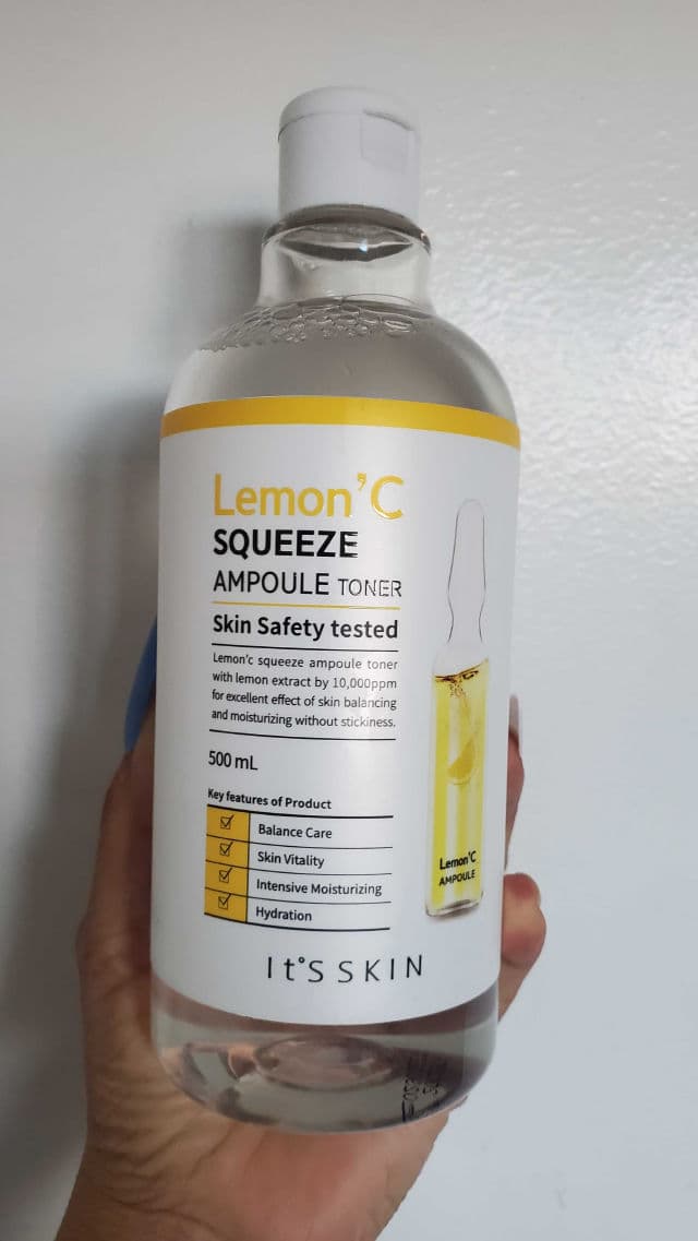IT'S SKIN Lemon'C Squeeze Ampoule Toner review photo by calvokurumilla