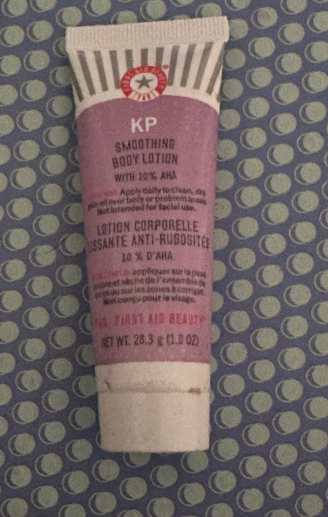 First Aid Beauty KP Smoothing Body Lotion with 10% AHA review photo by mandquill