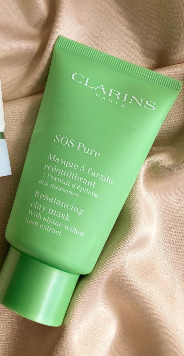 Clarins SOS Pure Rebalancing Clay Mask review photo by Jasminmmundo
