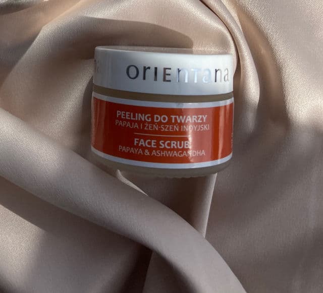 Orientana Papaya & Ashwagandha Face Scrub review photo by Jasminmmundo