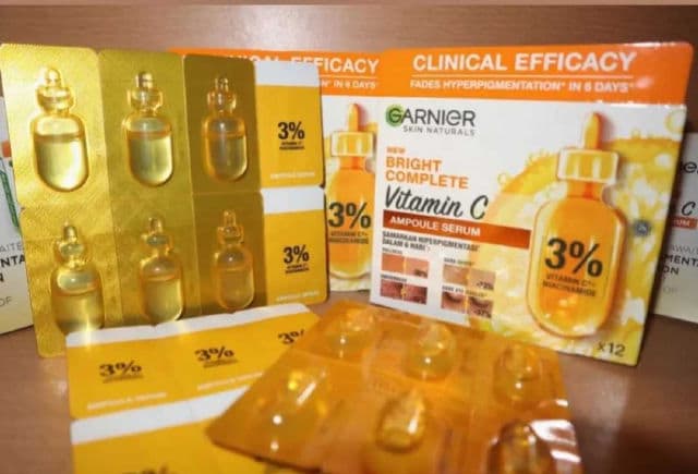 Garnier Bright Complete Vitamin C Ampoule Serum review photo by Nurafratini