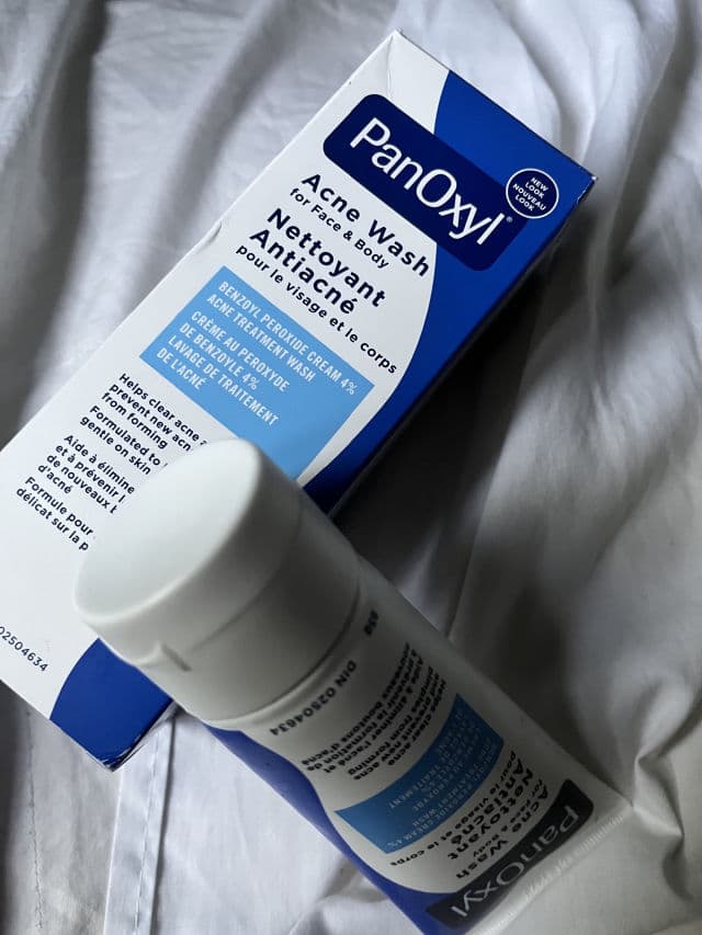 PanOxyl Acne Creamy Wash Benzoyl Peroxide 4% Daily Control review photo by myanca